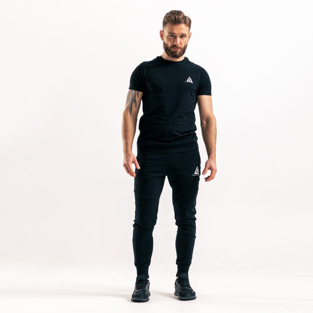 Slim Fit Sweatpants – Black